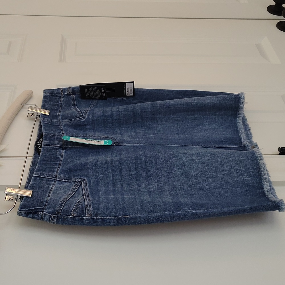 NWT Stitch Fix Liverpool Cat Eye Pull-On Skirt Indigo Color Rose Canyon 27/4 - Picture 11 of 16